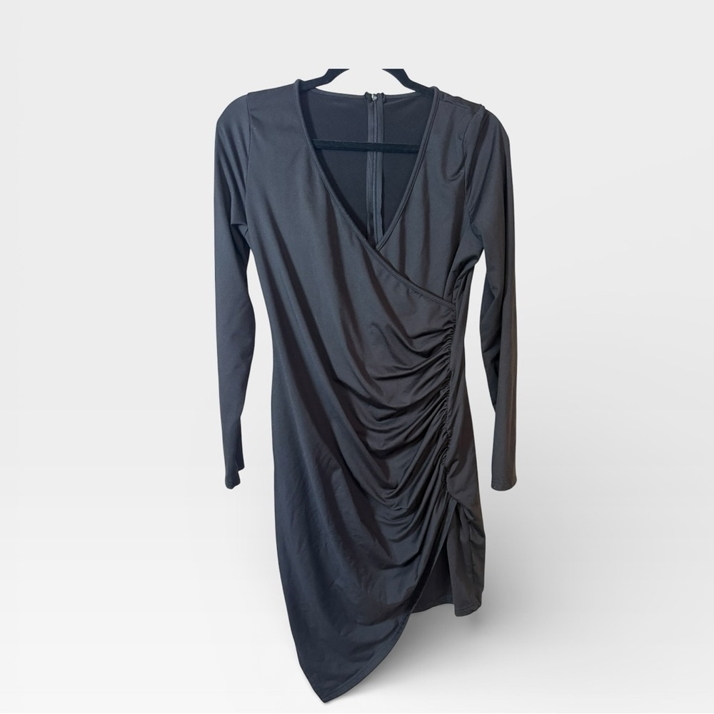 Amazon Asymmetrical Black Dress - Picture 2 of 5